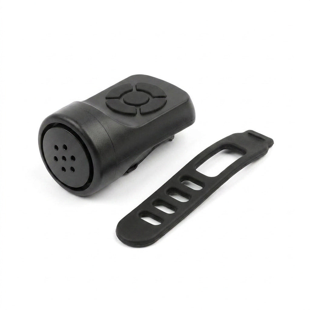 120DB Bike Horn Alarm - USB Rechargeable Electronic Bicycle Bell for Cycling Safety and Loud Road Warning Alerts