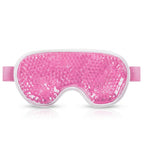 Reusable Gel Eye Mask – Cooling Cold Compress for Puffy Eyes, with Soft Plush Reverse Side