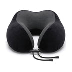 U-Shaped Memory Foam Neck Pillow – Soft Ergonomic Travel Pillow with Cervical Support for Airplanes, Sleeping, Relaxation and Neck Comfort