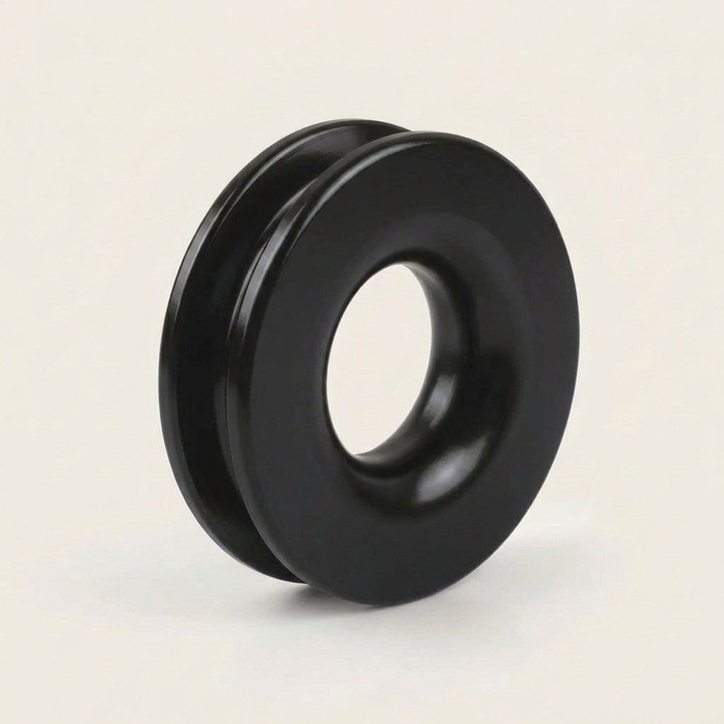 Winch Snatch Block for Synthetic Rope Recovery Ring - Ring for Soft Shackle and Synthetic Rope