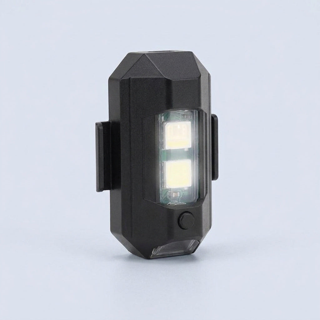 Motorcycle Strobe Lights - Anti-Collision Lights and USB Charging
