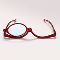 Rotating Makeup Reading Glasses - Magnifying Flip Down Cosmetic Readers for Women
