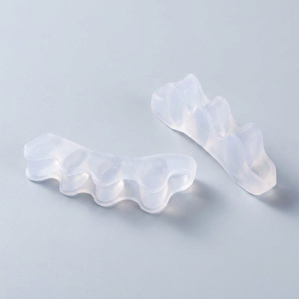 Silicone Toe Separators and Bunion Protectors – Soft Gel Toe Stretchers for Pain Relief, Foot Alignment and Everyday Comfort.