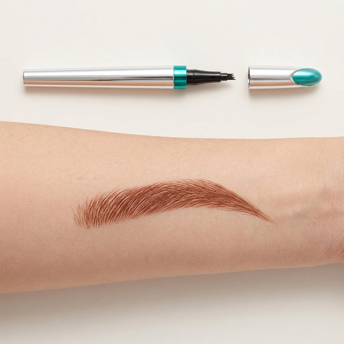 Waterproof Eyebrow Pen - Ultra Fine Microblading Brow Pencil with Long Lasting Smudge Proof Formula, Natural Makeup Essential for Daily Beauty