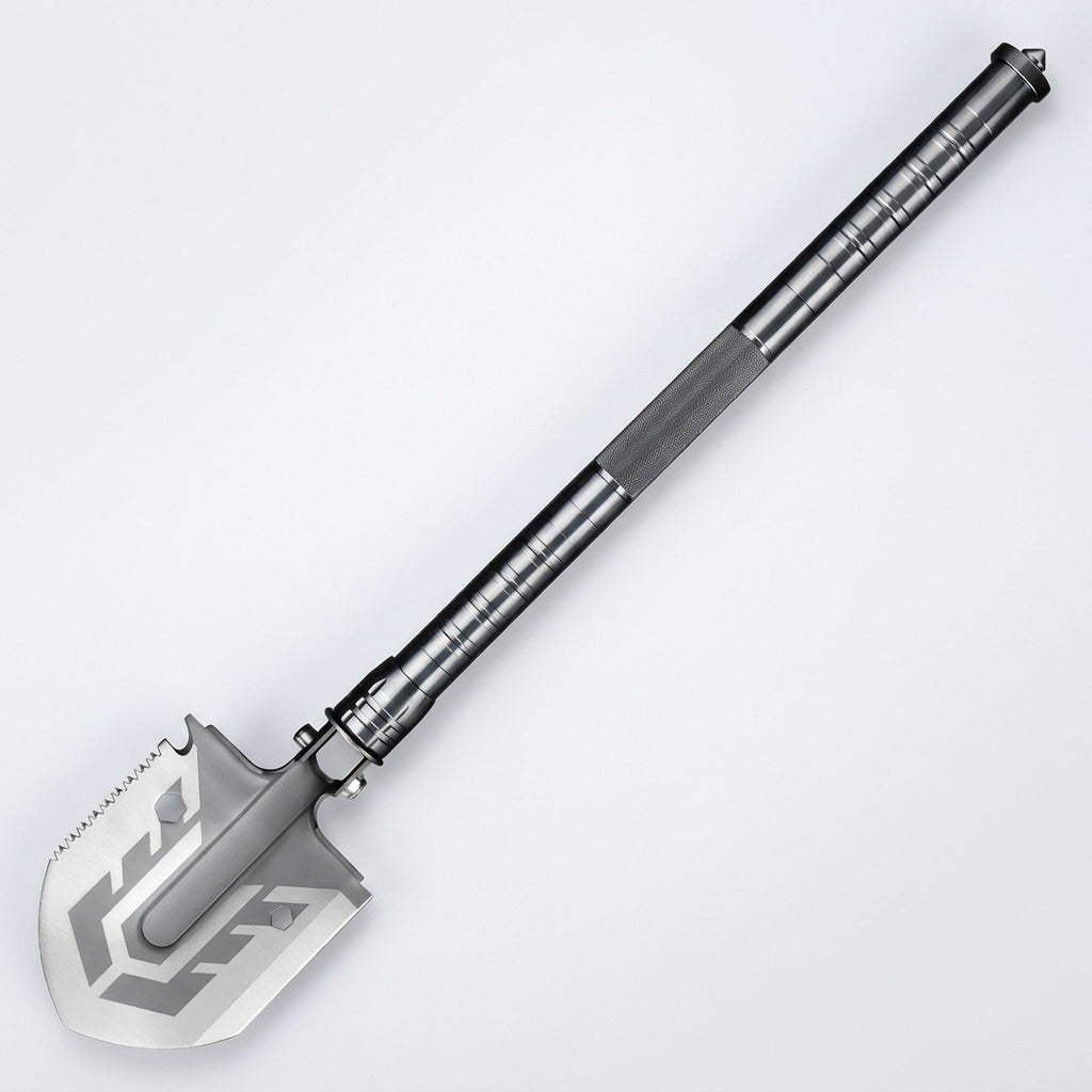 Indestructible Survival Shovel – Folding Shovel Set with Manganese Steel Head