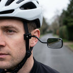 Bike Rearview Mirror Glasses – Mini Cycling Mirror for Helmet or Eyewear with Enhanced Road Safety Visibility