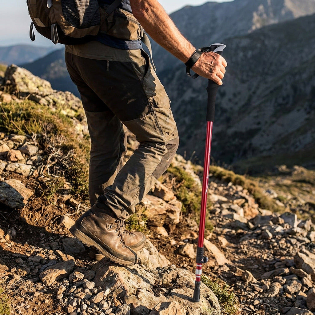 Adjustable Trekking Poles - Foldable Telescopic Pole