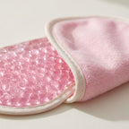 Reusable Gel Eye Mask – Cooling Cold Compress for Puffy Eyes, with Soft Plush Reverse Side