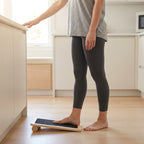 Anti Slip Wooden Balance Board - Ankle Stretcher for Ballet and Fitness Training, Home Gym Stability Exercise Equipment
