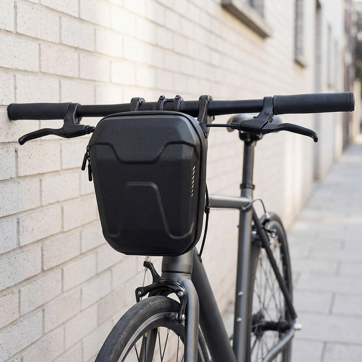 Waterproof Bike Handlebar Bag – EVA Hard Shell Cycling Front Bag with Large Storage for Outdoor Riding Essentials