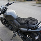 Motorcycle Seat Cushion — 3D TPE Honeycomb Pad with Two Adjustable Straps