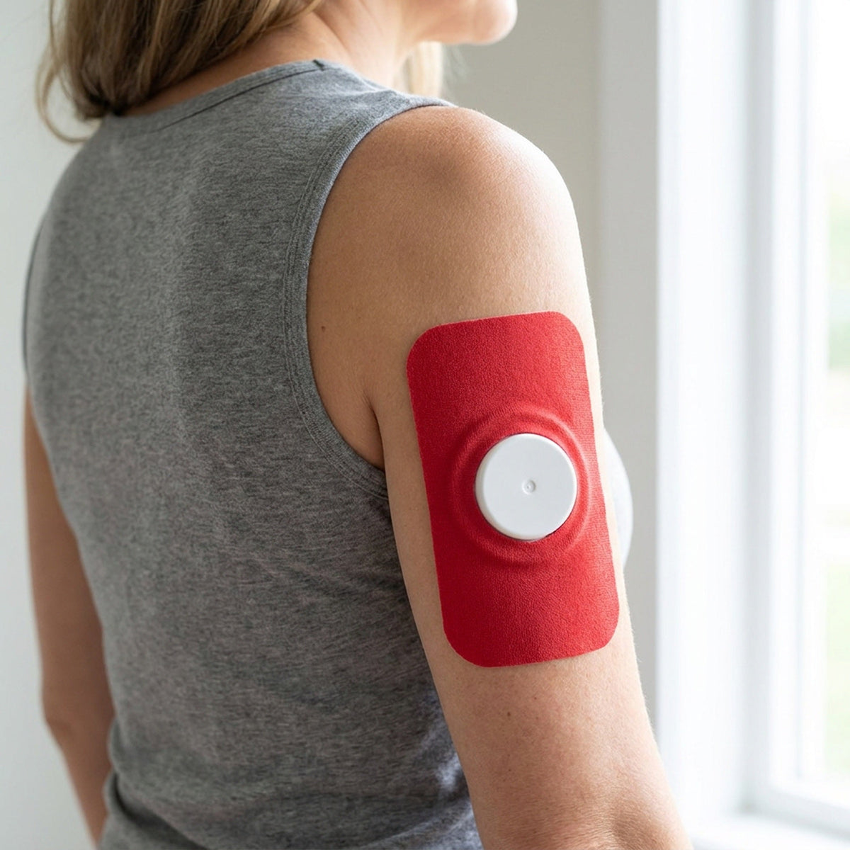 Glucose Monitor Patches for FreeStyle Libre 2 + Flexible Ring – Tape Your Sensor Down Without the Tape Sticking to It