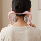 Pressure Point Neck Massager - 6 Wheel Handheld Manual Roller Massager
