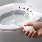 Foldable Sitz Bath for Postpartum and Everyday Use - Collapsible Over-Toilet Soaking Basin with Bulb Rinse Pump and Flat-Fold Storage