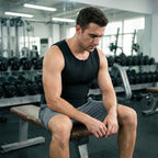 Men's Neoprene Sauna Vest – Zip-Front Heat Training Vest with Dual Adjustable Waist Straps