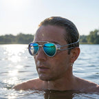 Anti-Fog Swimming Goggles – HD Full View Waterproof Retro Swim Glasses for Adult Water Sports, Beach and Pool Use