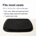 Universal and Multifunctional Car Seat Cushion - Breathable Cool Gel Seat Cushion, Provides Pressure Relief for Back and Tailbone Pain.