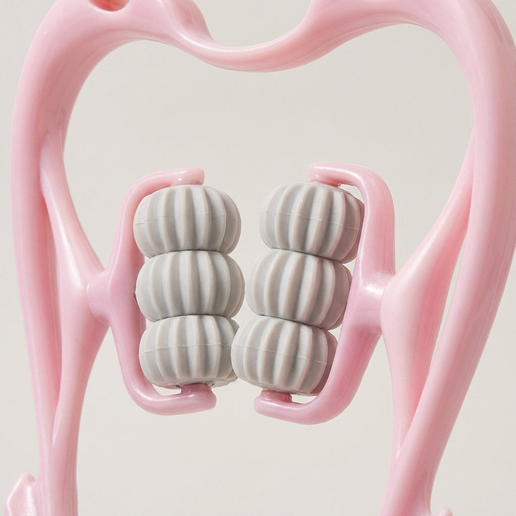 Pressure Point Neck Massager - 6 Wheel Handheld Manual Roller Massager