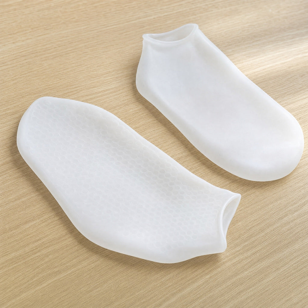 Women Foot Spa Pedicure Silicone Socks - Spa Gel Socks for Calluses, Foot Care After Pedicure, for Dry Cracked Feet