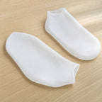 Women Foot Spa Pedicure Silicone Socks - Spa Gel Socks for Calluses, Foot Care After Pedicure, for Dry Cracked Feet