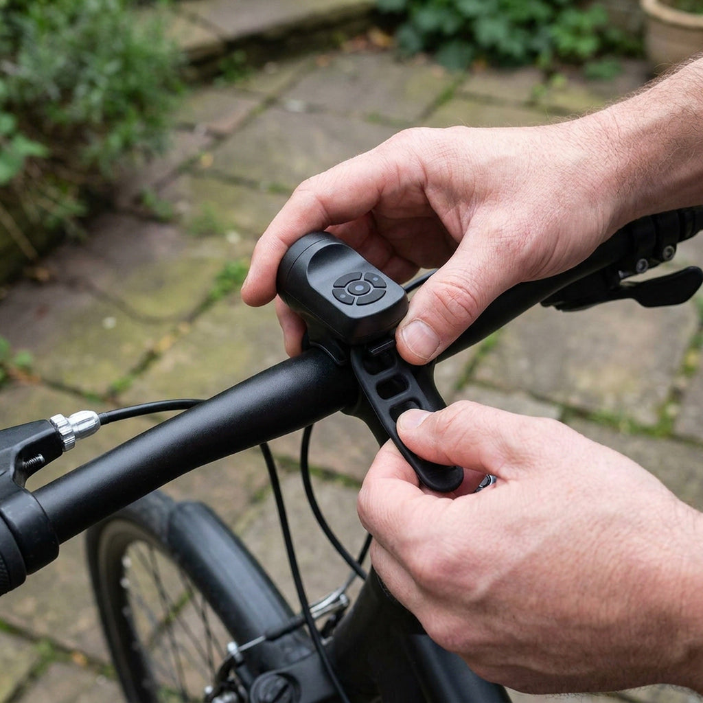 120DB Bike Horn Alarm - USB Rechargeable Electronic Bicycle Bell for Cycling Safety and Loud Road Warning Alerts