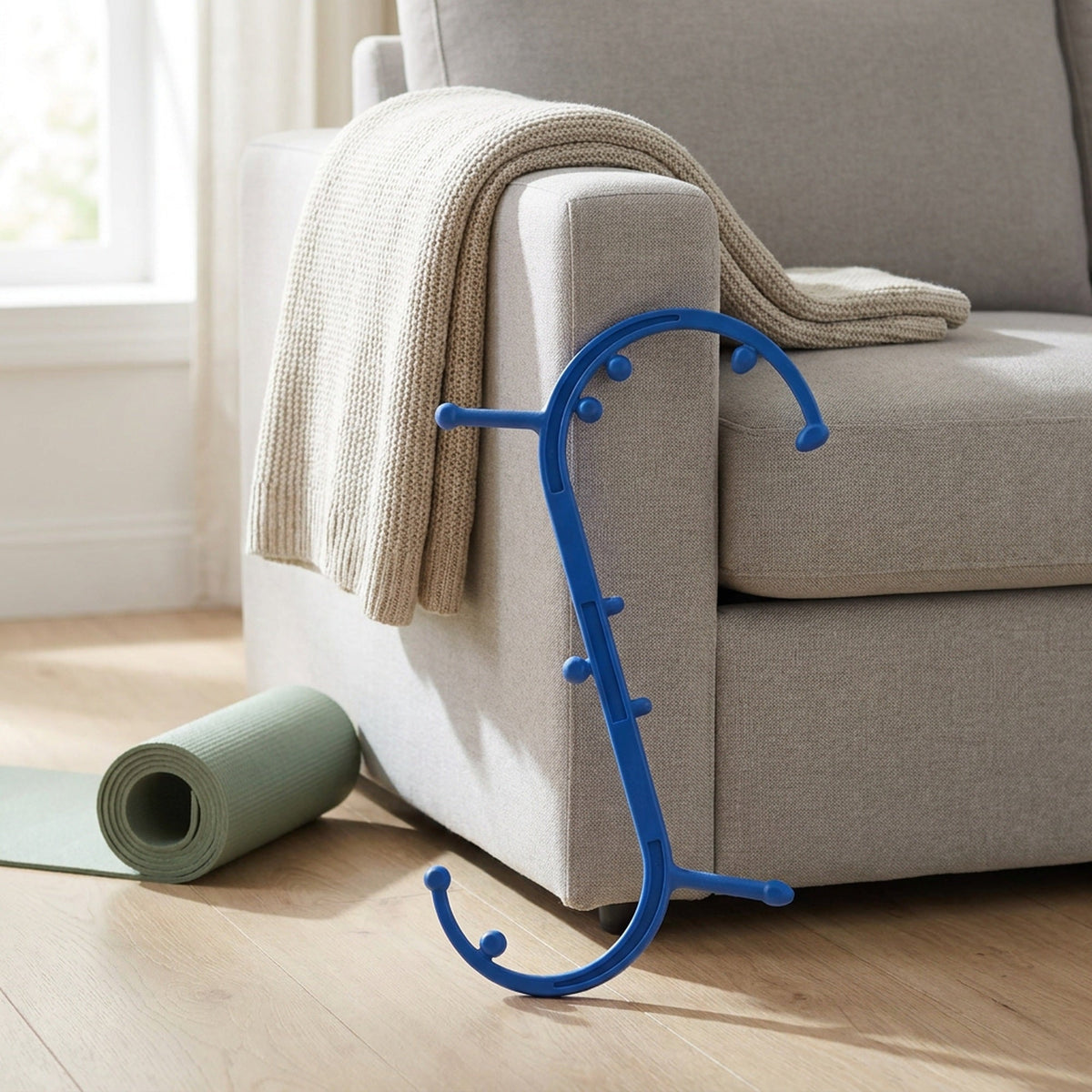 Trigger Point Massage Cane – Deep Tissue Self Massage Hook for Back, Neck, Shoulders and Muscle Pain Relief