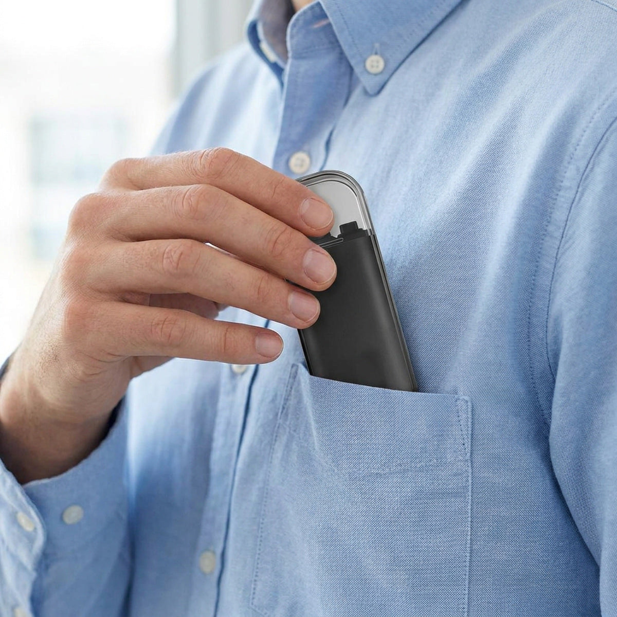 Portable & Rechargeable Nose Hair Trimmer - Precision Grooming On-the-Go