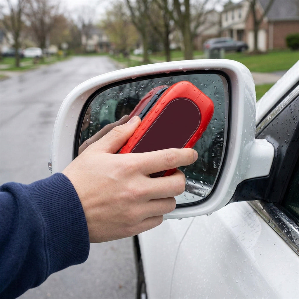 Glossy Powerful Automotive Windshield Cleaner - Car Window Cleaner Prevents Rain And Fog | Glass Cleaning Brush