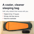 Ultralight Sleeping Bag Liner – Soft, Breathable & Portable