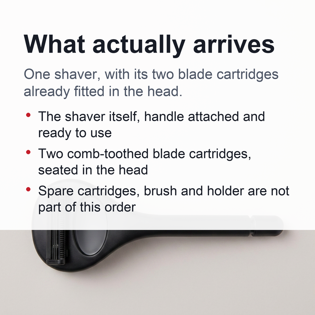 Men’s Painless Back Shaver with Foldable Handle – Portable Hair Remover for Back, Face, and Body Grooming with Comfortable Epilation and Easy Reach