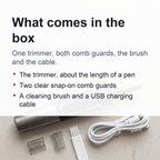 Electric Nose and Ear Hair Trimmer – Ultra-Thin Precision Waterproof Grooming Tool for Safe, Clean, and Painless Trimming