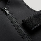 Men's Neoprene Sauna Vest – Zip-Front Heat Training Vest with Dual Adjustable Waist Straps