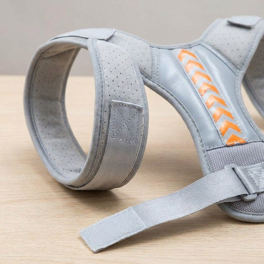 Adjustable Shoulder Posture Support Brace, Padded Figure-Eight Harness