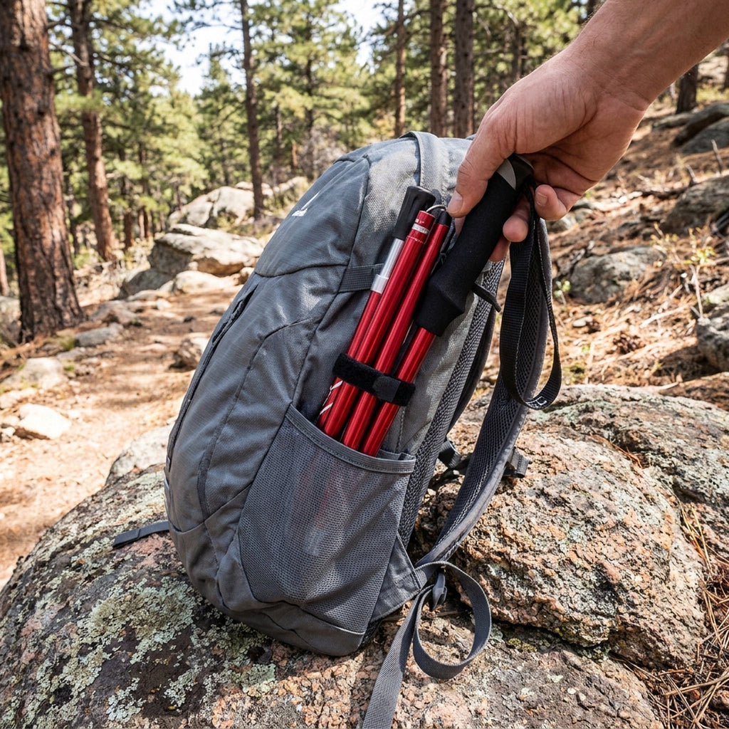 Adjustable Trekking Poles - Foldable Telescopic Pole