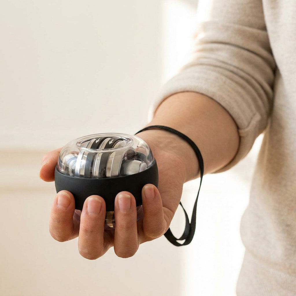 Gyro Power Ball - Exerciser Gyro Ball for Strengthen Arms, Fingers, Wrist Bones and Muscles