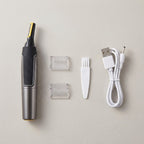 Electric Nose and Ear Hair Trimmer – Ultra-Thin Precision Waterproof Grooming Tool for Safe, Clean, and Painless Trimming