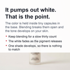 TLM Color Changing Liquid Foundation - Self Adjust Color Matching Foundation for Aging Skin