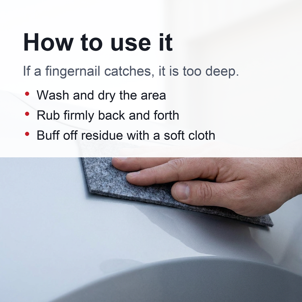 Car Scratch Remover Cloth – 6 Polishing Cloths for Light Scuffs, Swirls and Paint Transfer