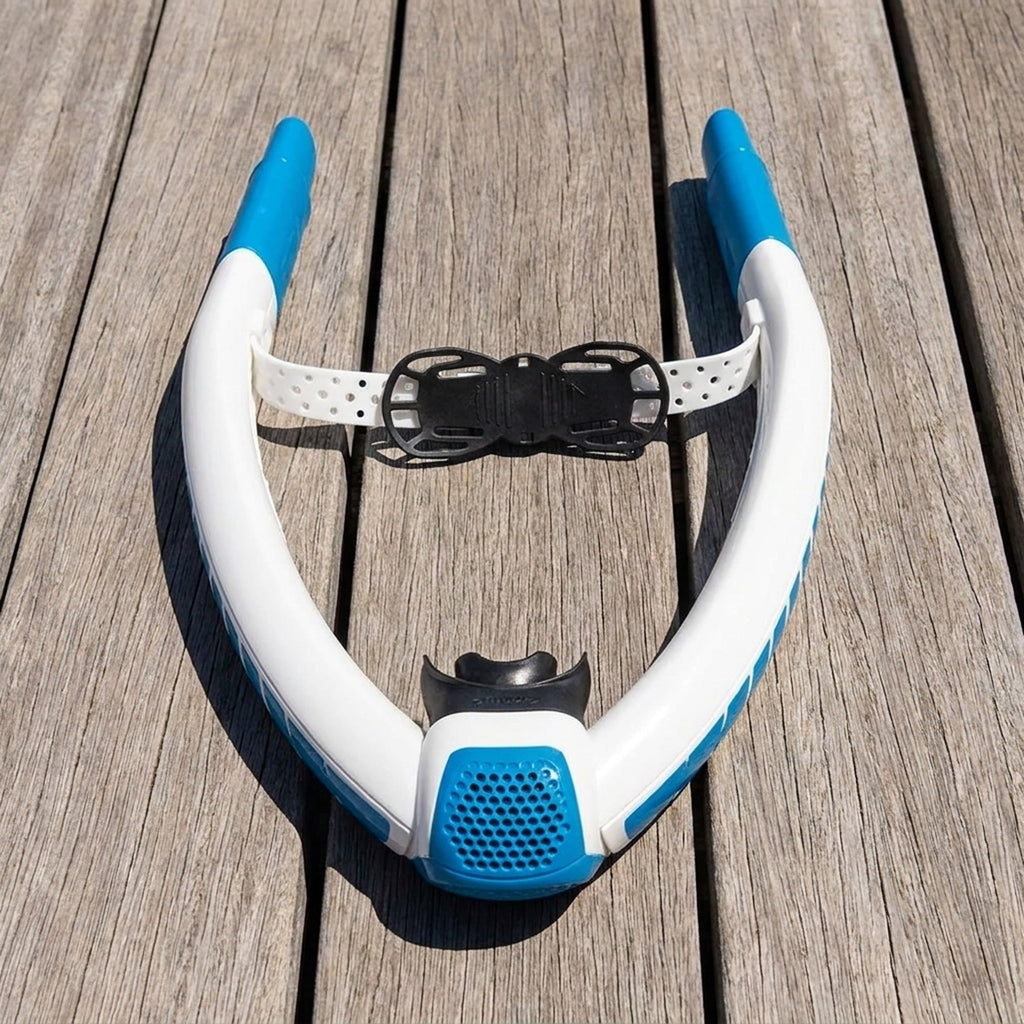 Adult Dry Snorkel – Splash Guard Snorkel with Top Dry Valve for Easy Breathing, Leak Protection, Freediving and Recreational Snorkeling