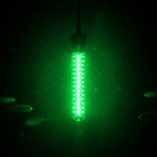 Underwater Night Fishing Light – Green LED Fish Attracting Light, 12 V Battery Clips & USB Lead (6.5 W)