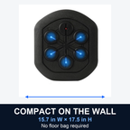 Wall-Mounted Music Boxing Trainer with Light-Up Targets