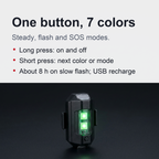 Motorcycle Strobe Lights - Anti-Collision Lights and USB Charging