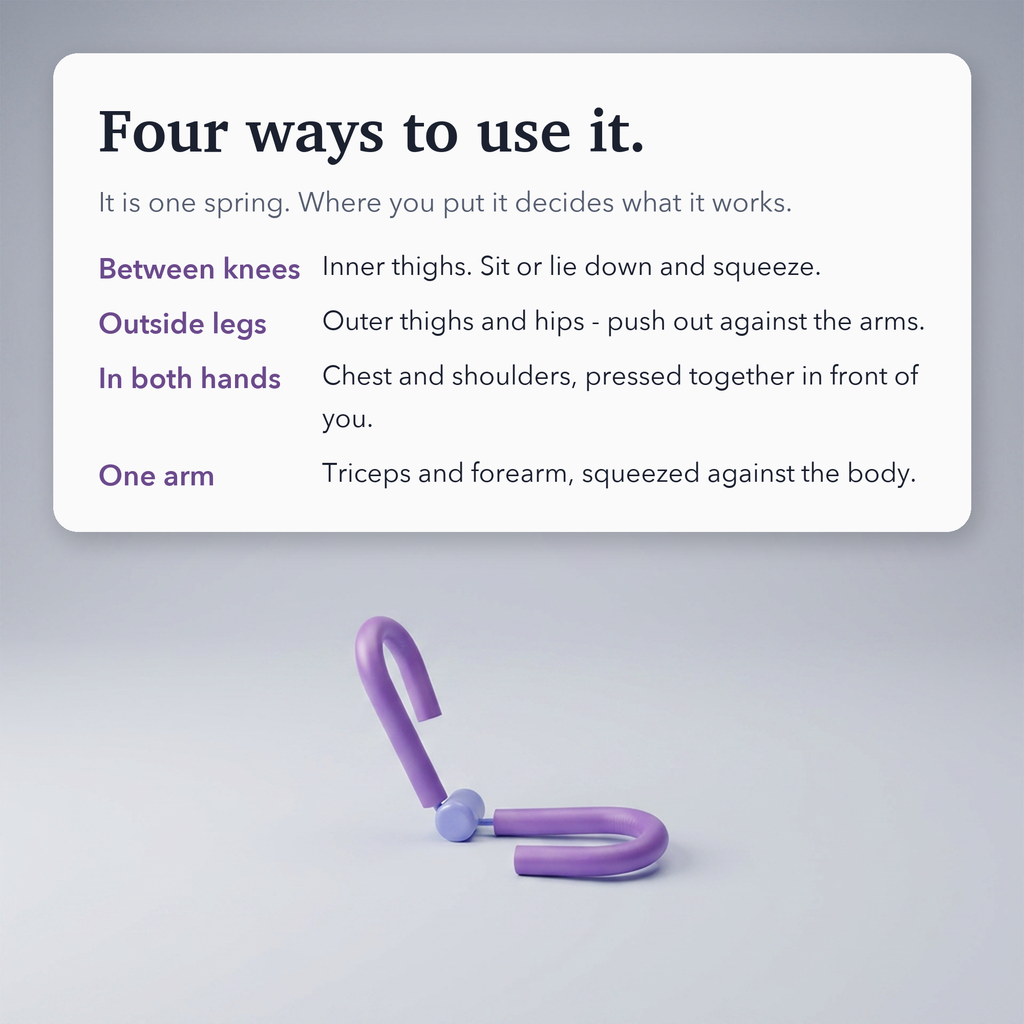Thigh Master - Thigh Workout Equipment for Home, Gym and Yoga