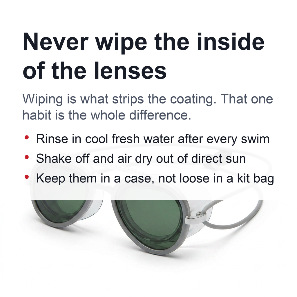 Anti-Fog Swimming Goggles – HD Full View Waterproof Retro Swim Glasses for Adult Water Sports, Beach and Pool Use