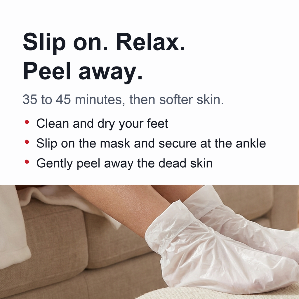 Exfoliating Foot Mask - Unlock the Secret to Soft, Beautiful Feet