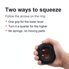 Silicone Grip Rings – Hand Grip Strengthener with Two Resistance Levels