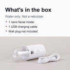 Nano Facial Mister - Rechargeable Mini Mist Sprayer