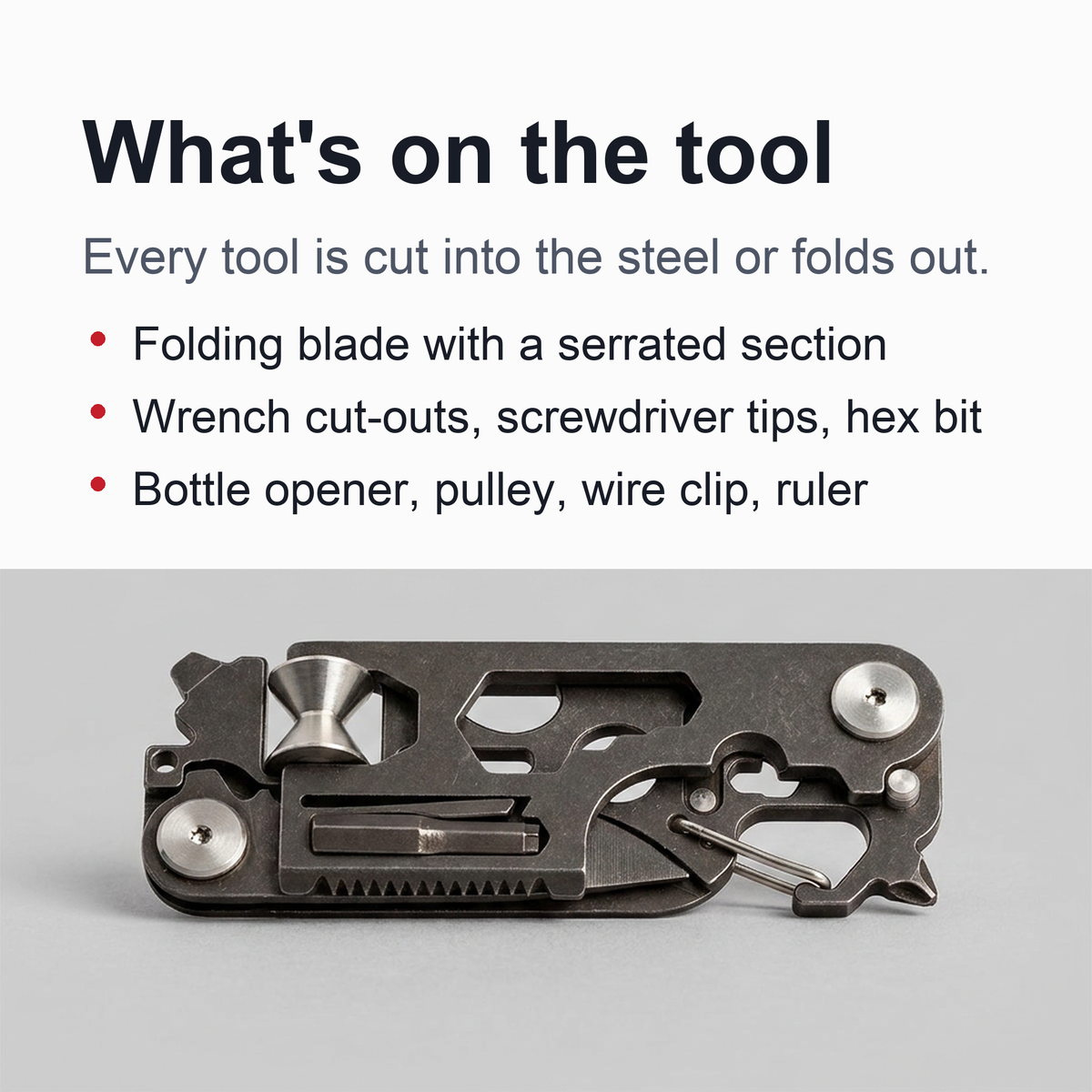 Mini Outdoor Survival Knife – 30-in-1 Stainless Steel Camping & Survival Multi-Tool