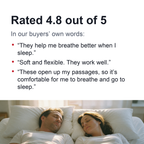 Nasal Strips For Snoring, Congestion & Stuffy Nose