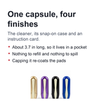 Professional Dry Carbon Eyeglass Lens Cleaner – Streak-Free, No-Liquid Cleaner for Glasses, Sunglasses, Screens & Camera Lenses, Pocket-Sized Reusable Optical Cleaning Tool